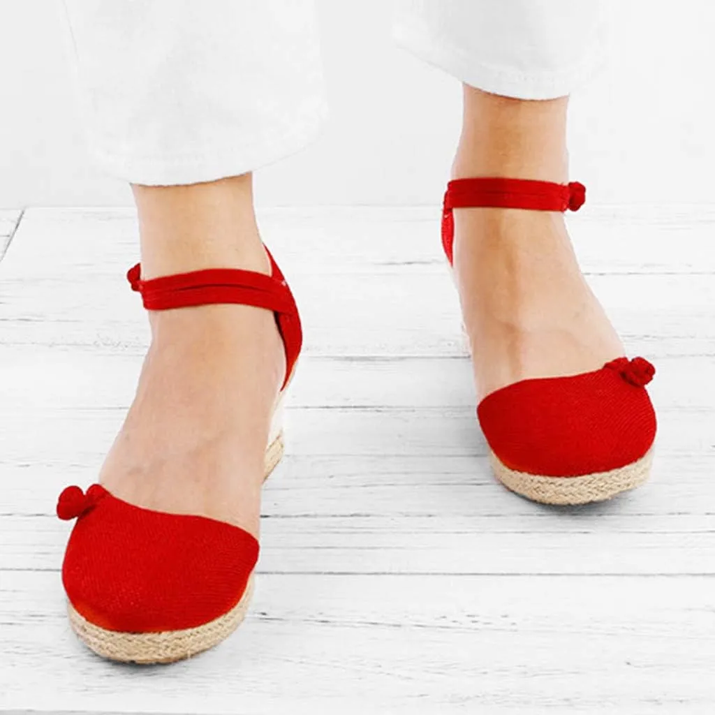Platform Sandals Summer Low Wedges Womens Comfortable Open Toe Sandal Walking Sandals Women Comfort Arch Support