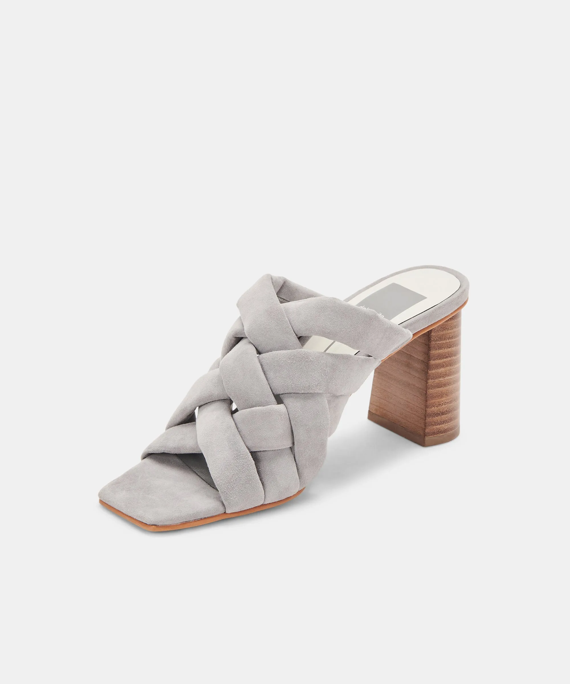 POIRA HEELS CHARCOAL SUEDE re:vita