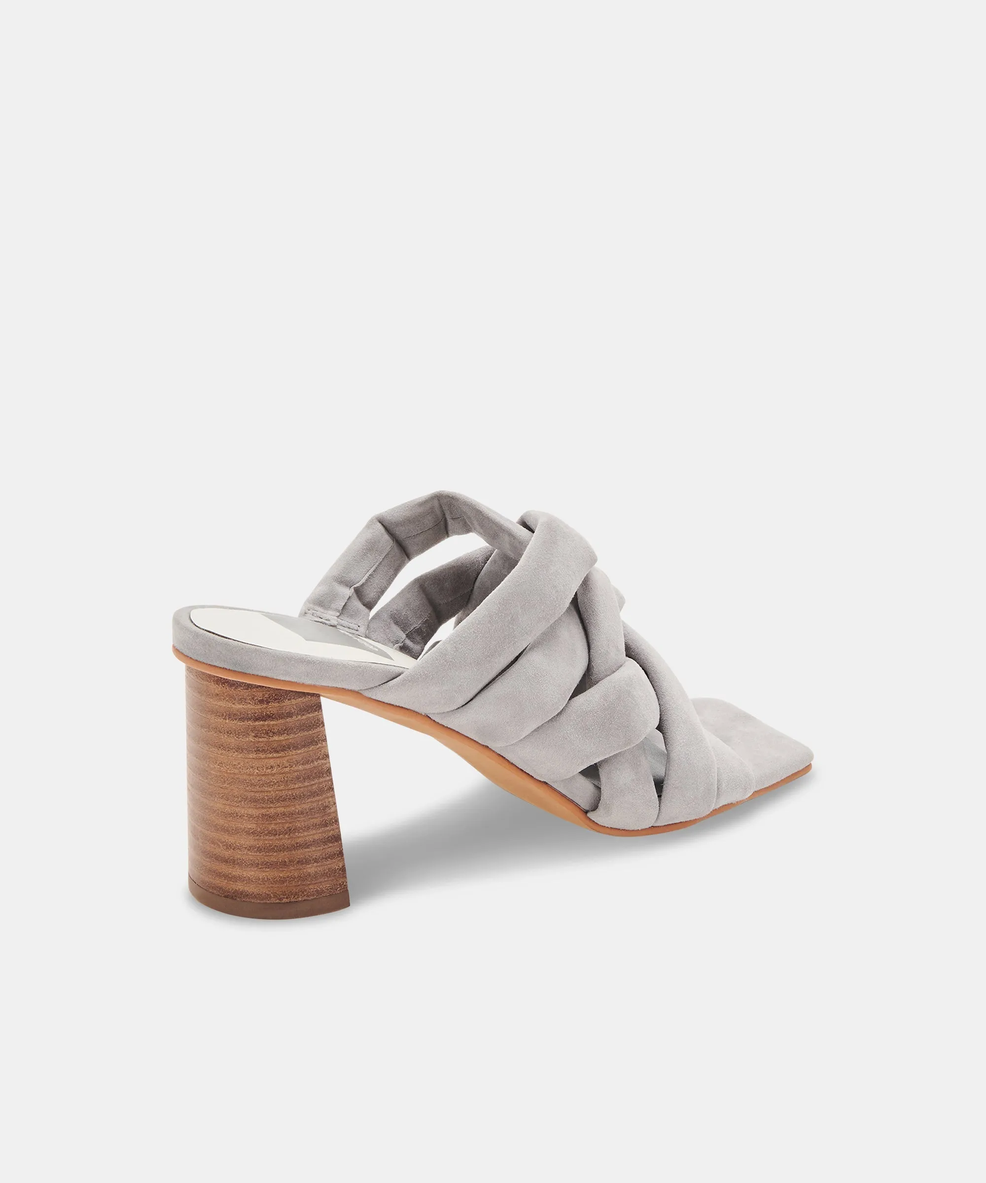 POIRA HEELS CHARCOAL SUEDE re:vita