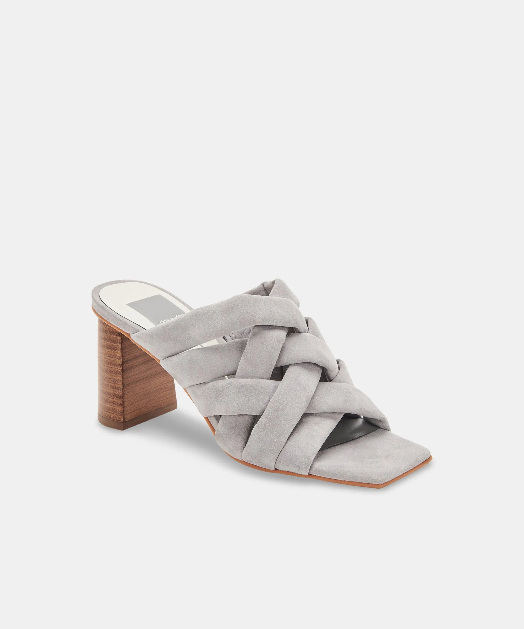 POIRA HEELS CHARCOAL SUEDE re:vita