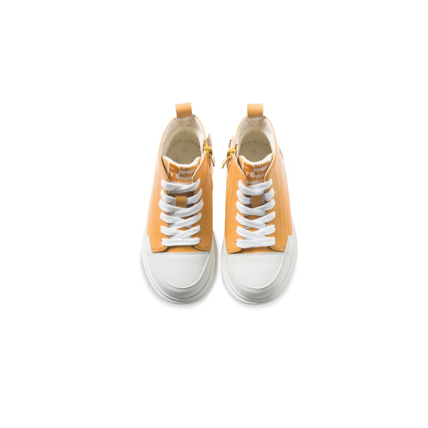 Pop Up Kids Yellow Mid-top Sneakers