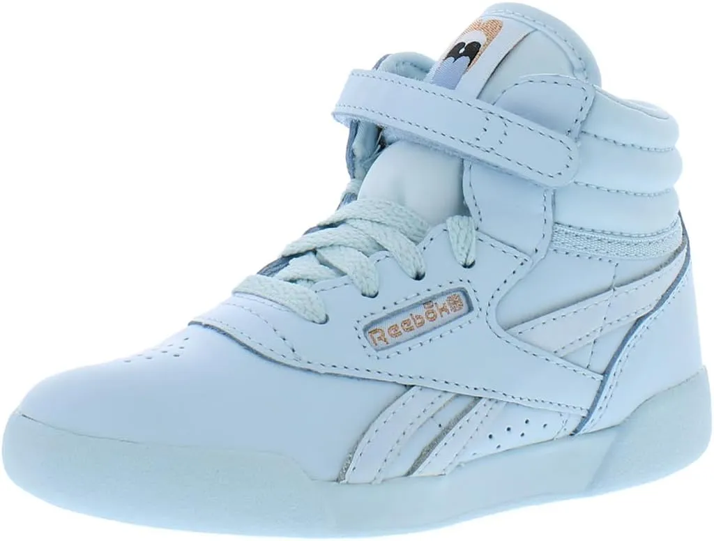 Reebok Cardi B Freestyle Hi Infant/Toddler Shoes Size 8, Color: Glass Blue