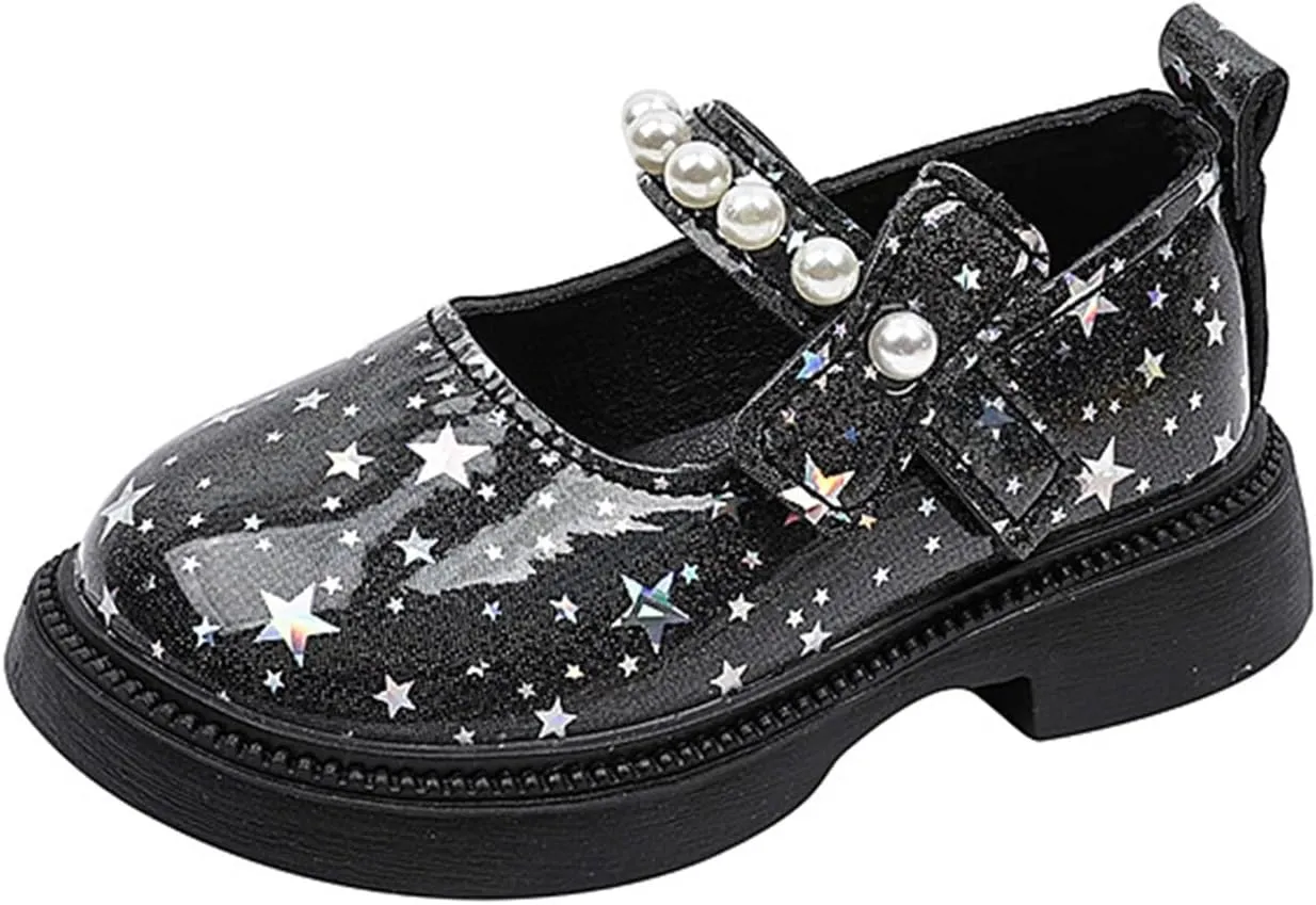 Sequins Rubber Sole Sandals For Girls Kids ow Heel Bow Crb Dress Shoes Toddler Summer Casual Glitter Trendy Shoes