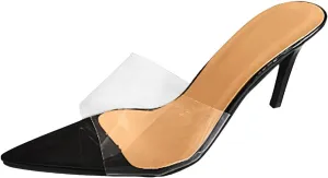 Slip on Elegant Pumps Women Sexy Fish Mouth High Heeled Sandals Wear Solid Color High Heeled Slippers