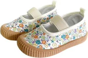 Sneaker for Toddler Toddler Baby Boy Girl Flat Shoes Bao Head One Foot Off Girl Canvas Shoes Soft Sole Casual