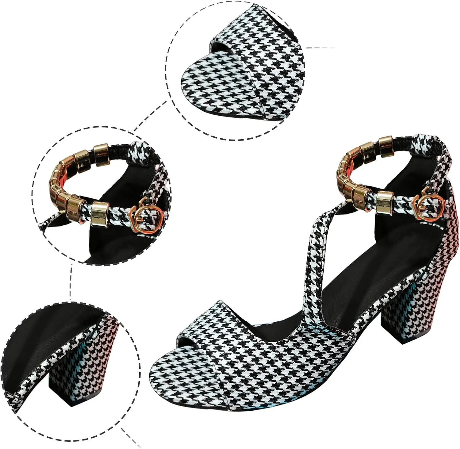 Stylish Women's Casual Sandals Retro- Design Hollow Soft Sole Suitable for Various Occasions Ideal for Spring and Summer
