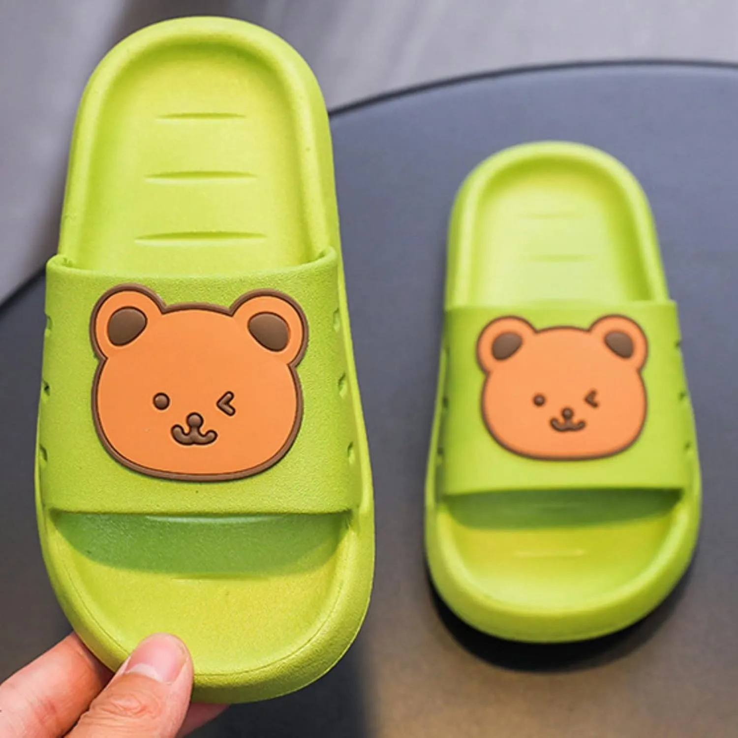 Toddler Cute Cartoon Animal Cloud Slides Kids Quick Drying Beach Shoes for Girls Boys 2025 Summer Trendy Slippers