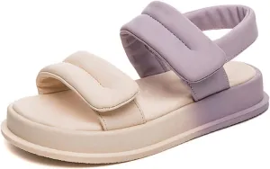 Toddler Girls Eva Sandals Summer Outdoor Open Toe Soft Rubber Sole Beach Water Shoes Daily Casual Comfy Slipper