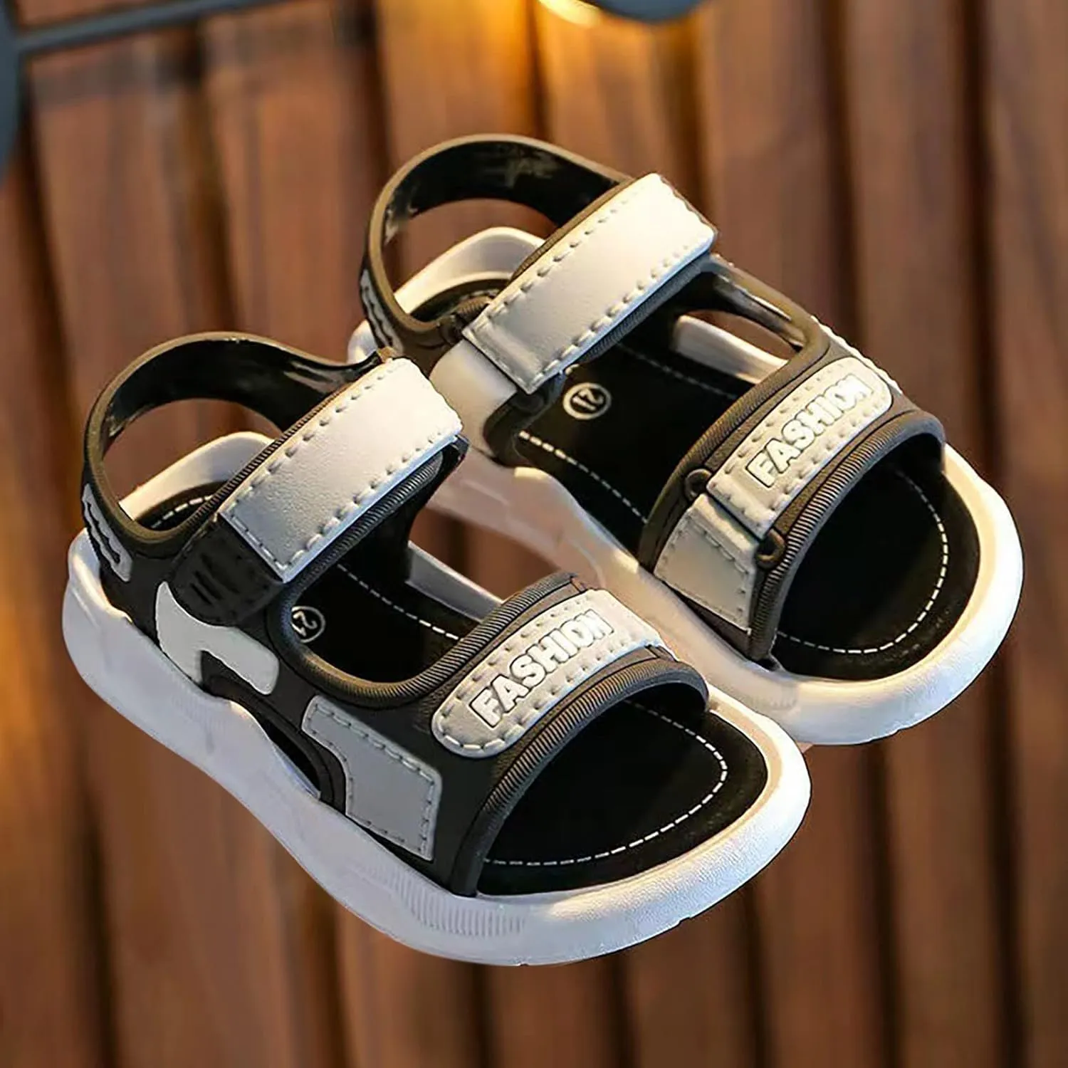 Toddler Shoes Rubber Home Slippers For Children Kids Cartoon Soft Sole In Summer Comfortable Boys Sandals