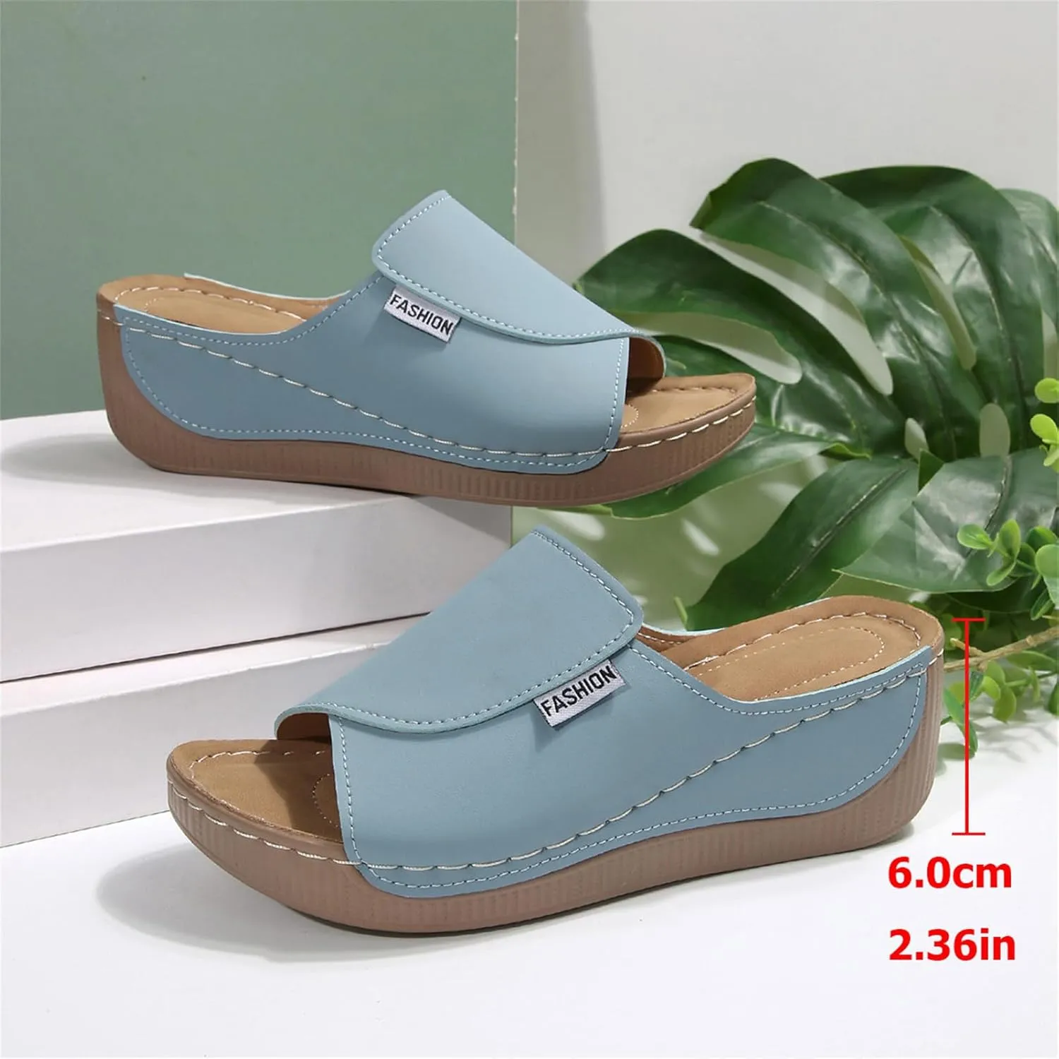 Wedge Sandals for Women 2025 Comfortable Slip On Platform Sandals with Arch Support Trendy Casual Dress Walking Shower Shoes An Adjustable Fit for Exceptional