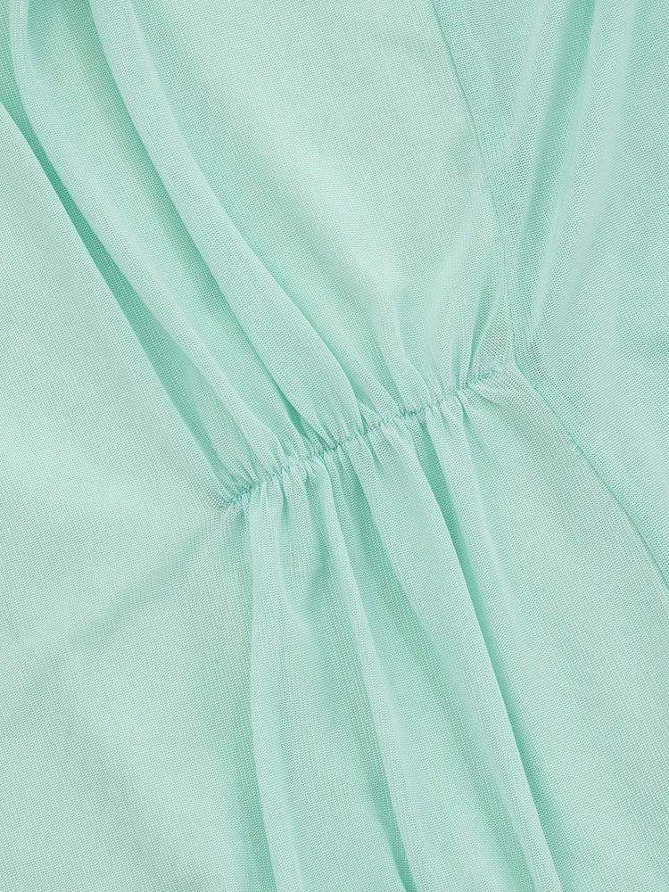 Women’s Backless Dress - Off-Shoulder Sheath