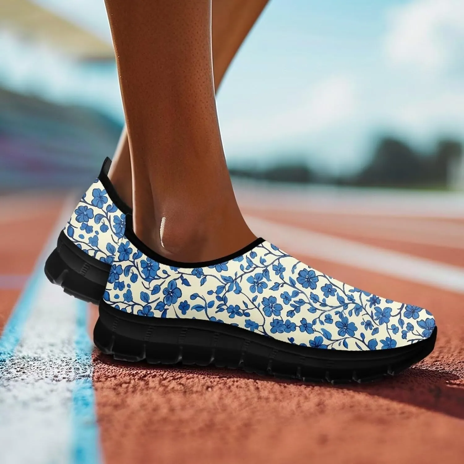 Womens Canvas Shoes Low Top Fashion Sneakers Slip on Walking ShoeBlack Sole