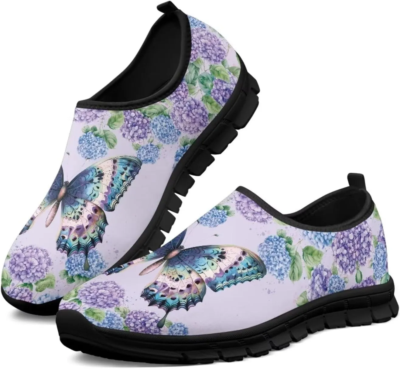 Womens Casual Shoes Canvas Shoes Low Top Fashion Sneakers Slip on Walking ShoeBlack Sole