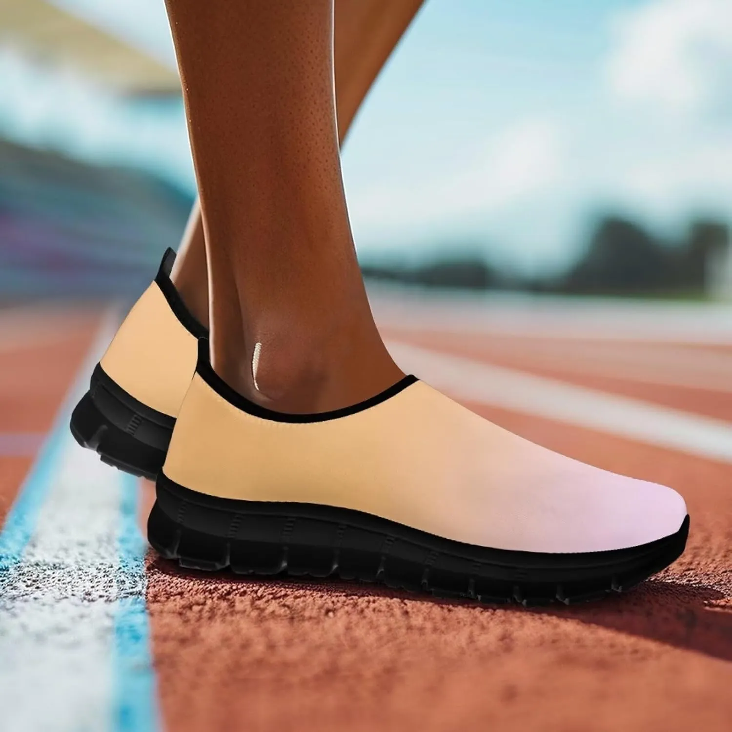 Women's Fashion Sneakers Comfy Breathable Lightweight Low Cut Non Slip Walking Running Shoes Sport Sneakers