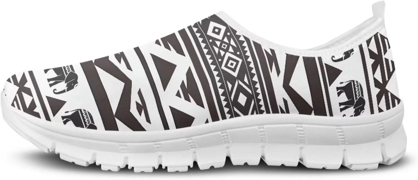 Women's Fashion Sneakers Slip On Walking Loafers Travel ShoesWhite Sole