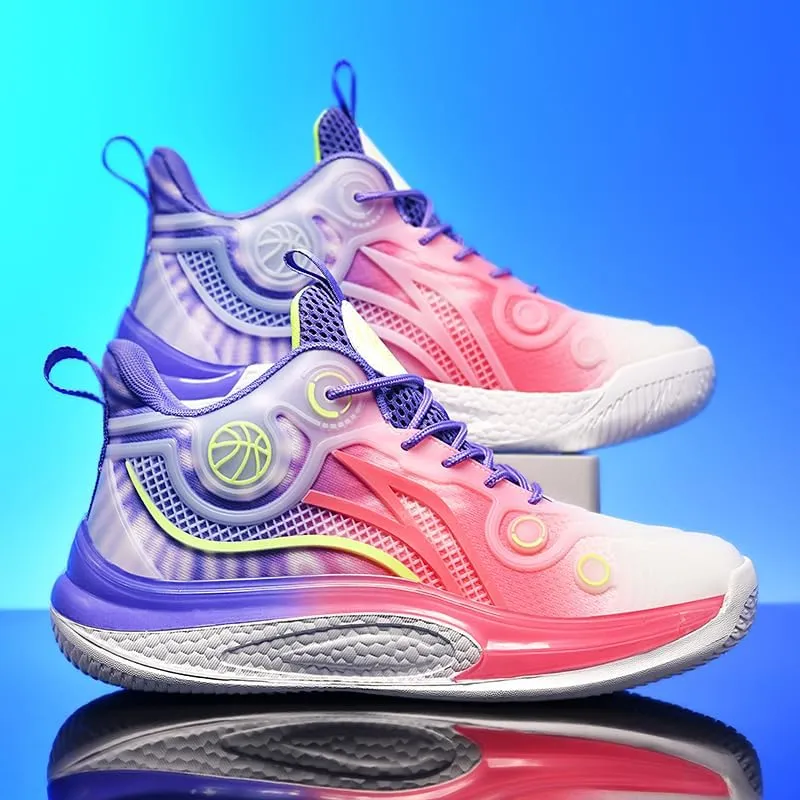 Womens Mens Basketball Shoes Breathable Fashion Athletic Sneakers Comfortable Leightweight Sport Non Slip Shoe for Woman