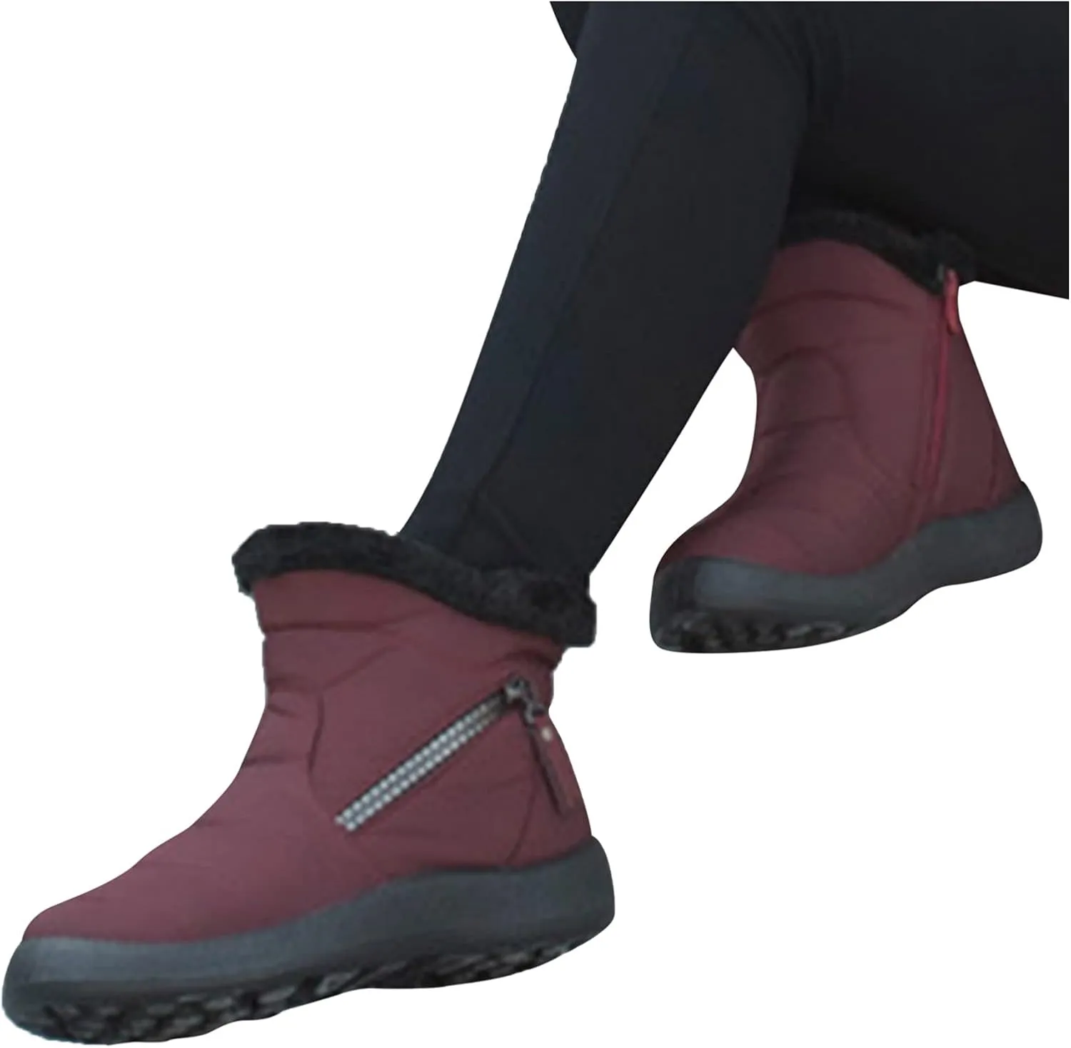 Women's Snow Boots Wide Orthopedic Snow Boots for Women Size 7 Women's Waterproof Winter Boots Women's Winter Boots Insulated Size 7.5 New Botas Impermeables Para La Nieve De Mujer