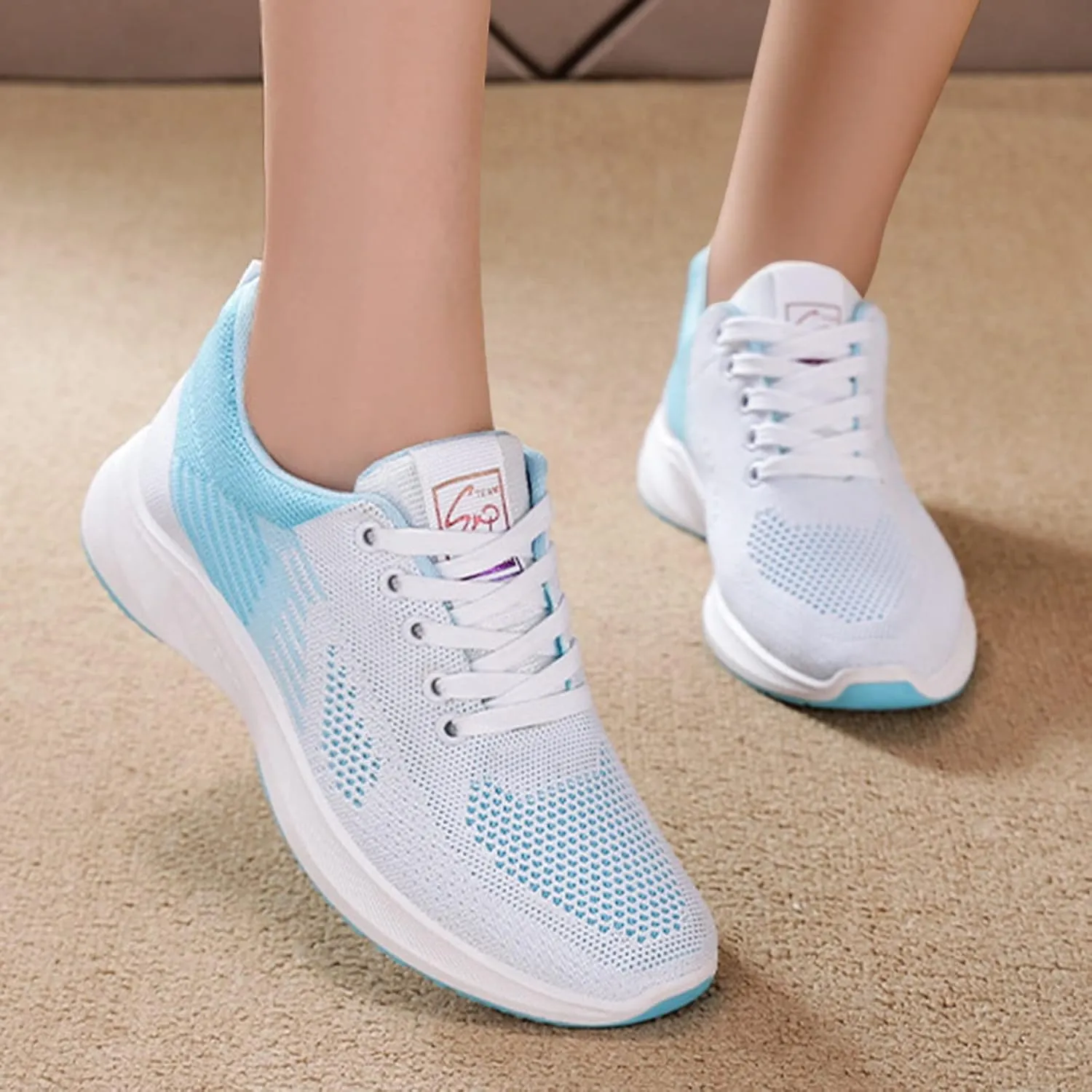 Womens Walking Sneakers Tennis Shoes Lightweight Casual Sneakers Slip On Running Shoes Sport Workout Shoes Sneakers