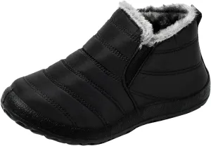 Women's Waterproof Snow Boots Zipper Woman Snow Boots Slip on Slip on Snow Boots Womens Size 7.5 Women Boots Winter Cute Botas De Trabajo Para Mujer Contra El Agua Y Frio Con Cubo