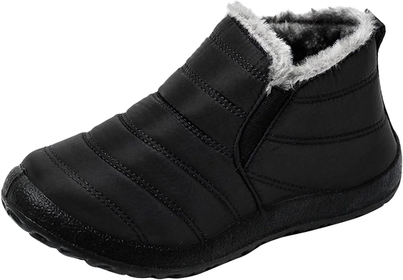 Women's Waterproof Snow Boots Zipper Woman Snow Boots Slip on Slip on Snow Boots Womens Size 7.5 Women Boots Winter Cute Botas De Trabajo Para Mujer Contra El Agua Y Frio Con Cubo